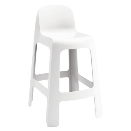 PACK DE 2 TABURETES ALTO PARA EXTERIOR BARK BLANCO