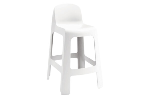 PACK DE 2 TABURETES ALTO PARA EXTERIOR BARK BLANCO